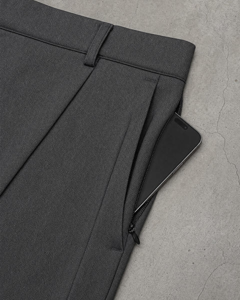 Heringbone Grey