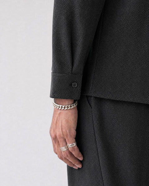 Heringbone Grey